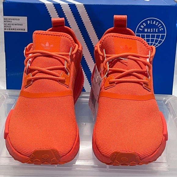 Adidas NMD_R1 W Sneakers Orange Sizes 9 and 9.5 - Picture 4 of 15